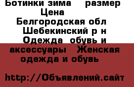 Ботинки зима 36 размер › Цена ­ 500 - Белгородская обл., Шебекинский р-н Одежда, обувь и аксессуары » Женская одежда и обувь   